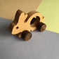 Wooden Rabbit Car